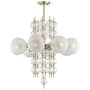 Hudson Valley Lighting Calypso 8 Light 34" Wide Chandelier Aged Brass