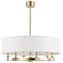 Hudson Valley Lighting Durham 6 Light 31" Wide Taper Candle Drum Chandelier Aged Brass