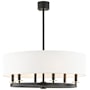 Hudson Valley Lighting Durham 6 Light 31" Wide Taper Candle Drum Chandelier Aged Old Bronze