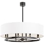 Hudson Valley Lighting Durham 8 Light 39" Wide Taper Candle Drum Chandelier Aged Old Bronze