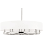 Hudson Valley Lighting Durham 10 Light 42" Wide Taper Candle Drum Chandelier Polished Nickel