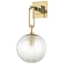 Hudson Valley Lighting Jewett 17" Tall Wall Sconce Aged Brass