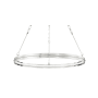 Hudson Valley Lighting Rosendale 28" Wide LED Ring Chandelier Polished Nickel