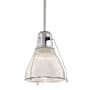 Hudson Valley Lighting Haverhill Single Light 17" Wide Pendant Polished Nickel