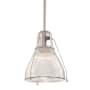 Hudson Valley Lighting Haverhill Single Light 17" Wide Pendant Satin Nickel