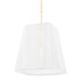 Hudson Valley Lighting Verona Beach 20" Wide Pendant Aged Brass
