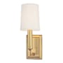 Hudson Valley Lighting Clinton Single Light 12" Tall Wall Sconce Aged Brass