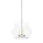 Hudson Valley Lighting Edmonton 3 Light 15" Wide Multi Light Pendant Polished Nickel