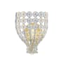 Hudson Valley Lighting Floral Park 11" Tall Wall Sconce Aged Brass