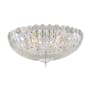 Hudson Valley Lighting Floral Park 6 Light 21" Wide Semi-Flush Ceiling Fixture Polished Nickel