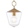 Hudson Valley Lighting Greene Single Light 8" Wide Mini Pendant Aged Brass