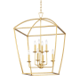 Hudson Valley Lighting Bryant 8 Light 24" Wide Taper Candle Chandelier Gold Leaf