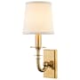 Hudson Valley Lighting Carroll Single Light 13" Tall Wall Sconce Aged Brass