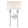 Hudson Valley Lighting Rockland 2 Light 22" Tall Wall Sconce Polished Nickel