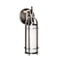 Hudson Valley Lighting Portland Single Light 15" Tall Bathroom Sconce Historic Nickel
