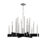 Hudson Valley Lighting Abrams 18 Light 34" Wide Taper Candle Chandelier Polished Nickel