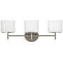 Hudson Valley Lighting Trinity 3 Light 22" Wide Bathroom Vanity Light Satin Nickel