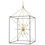 Hudson Valley Lighting Glendale 25 Light 27" Wide Sputnik Chandelier Aged Brass / Black