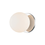 Hudson Valley Lighting Baird Single Light 5" Tall LED Bathroom Sconce Polished Chrome