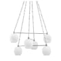 Hudson Valley Lighting Asbury Park 6 Light 38" Wide Chandelier Polished Nickel