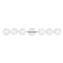 Hudson Valley Lighting Elmont 6 Light 34" Wide Bathroom Vanity Light Polished Nickel
