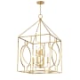 Hudson Valley Lighting Octavio 8 Light 24" Wide Taper Candle Chandelier Gold Leaf