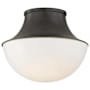 Hudson Valley Lighting Lettie Single Light 11" Wide Integrated LED Flush Mount Bowl Ceiling Fixture Old Bronze