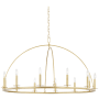 Hudson Valley Lighting Howell 12 Light 47" Wide Taper Candle Style Chandelier Aged Brass