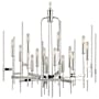 Hudson Valley Lighting Bari 16 Light 30" Wide Taper Candle Chandelier Polished Nickel