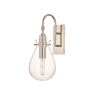 Hudson Valley Lighting Ivy Single Light 18" Tall LED Wall Sconce Polished Nickel