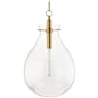 Hudson Valley Lighting Ivy Single Light 18" Wide LED Pendant Aged Brass