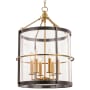 Hudson Valley Lighting Ren 6 Light 18" Wide Taper Candle Pendant Aged Brass / Old Bronze