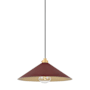 Hudson Valley Lighting Clivedon 20" Wide Pendant Aged Brass / Soft Crimson