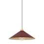 Hudson Valley Lighting Clivedon 20" Wide Pendant Aged Brass / Soft Crimson