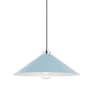 Hudson Valley Lighting Clivedon 20" Wide Pendant Polished Nickel / Blue Bird
