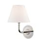 Hudson Valley Lighting Signature No.1 Single Light 11" Tall Wall Sconce Polished Nickel