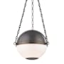 Hudson Valley Lighting Sphere No.2 2 Light 17" Wide Pendant Distressed Bronze