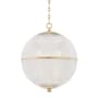 Hudson Valley Lighting Sphere No. 3 18" Wide Pendant Aged Brass