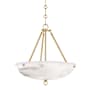 Hudson Valley Lighting Somerset 6" Wide Mini Pendant Aged Brass