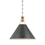 Hudson Valley Lighting Metal No. 2 8" Wide Mini Pendant Antique Distressed Bronze