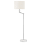 Hudson Valley Lighting Essex 2 Light 53" Tall Swing Arm Floor Lamp Polished Nickel