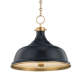 Hudson Valley Lighting Painted No. 1 3 Light 18" Wide Pendant Darkest Blue