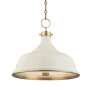 Hudson Valley Lighting Painted No. 1 3 Light 18" Wide Pendant Off White