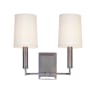 Hudson Valley Lighting Clinton 2 Light 12" Tall Wall Sconce Aged Brass