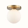 Hudson Valley Lighting Baird Single Light 5" Tall LED Bathroom Sconce Aged Brass