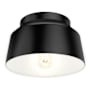 Hunter Cranbrook 12" Wide Flush Mount Ceiling Fixture Matte Black
