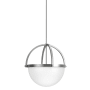 Hunter Wedgefield 4 Light 22" Wide Pendant Brushed Nickel