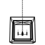 Hunter Doherty 4 Light 24" Wide Taper Candle Pendant Natural Iron