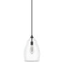 Hunter Dunshire 10" Wide Mini Pendant Noble Bronze / Seeded Glass