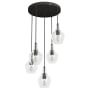 Hunter Maple Park 5 Light 20" Wide Multi Light Pendant Noble Bronze